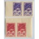 ARGENTINA 1947 GJ 943/4 PAREJAS DE ESTAMPILLAS NUEVAS MINT U$ 60